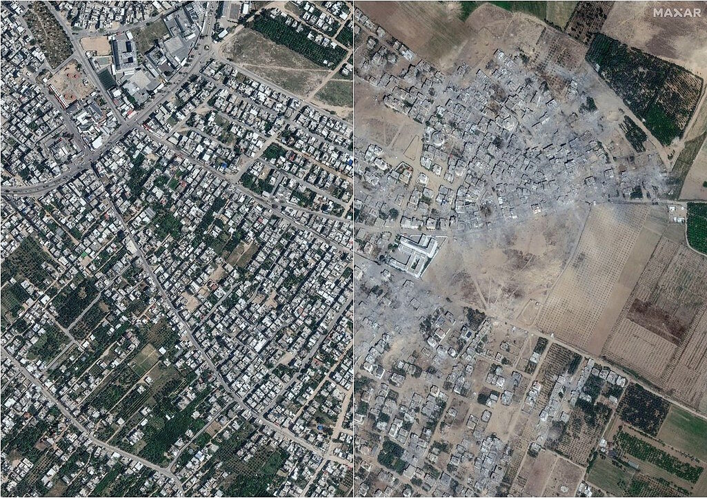Click to enlarge Beit Hanoun in northern Gaza israel bombing hamas
