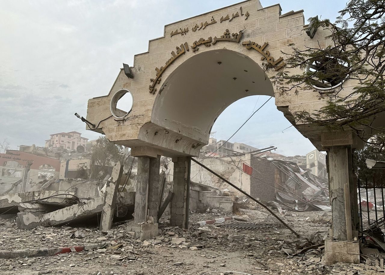 Click to enlarge palestine parliament bombed