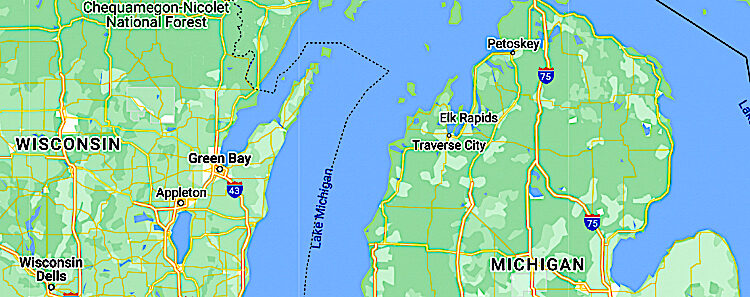 Click to enlarge map Mich