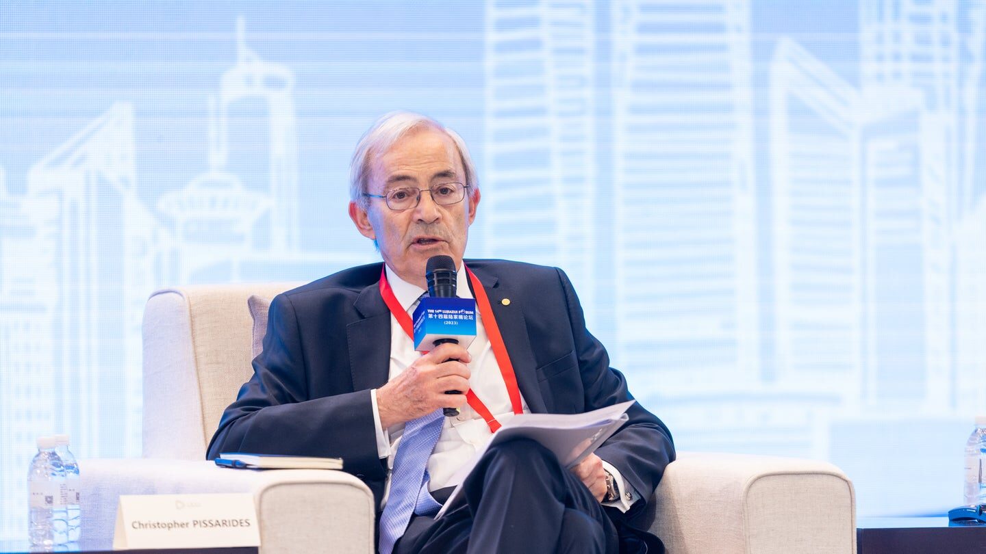 Click to enlarge economist Christopher Pissarides
