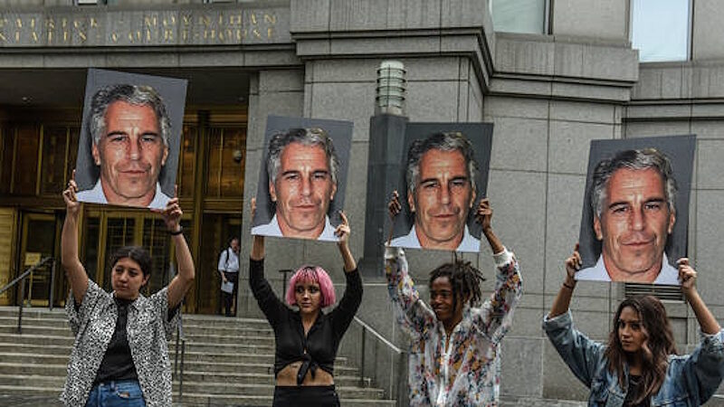 epstein protest court house