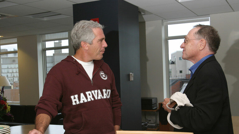 Click to enlarge Jeffrey Epstein Alan Dershowitz