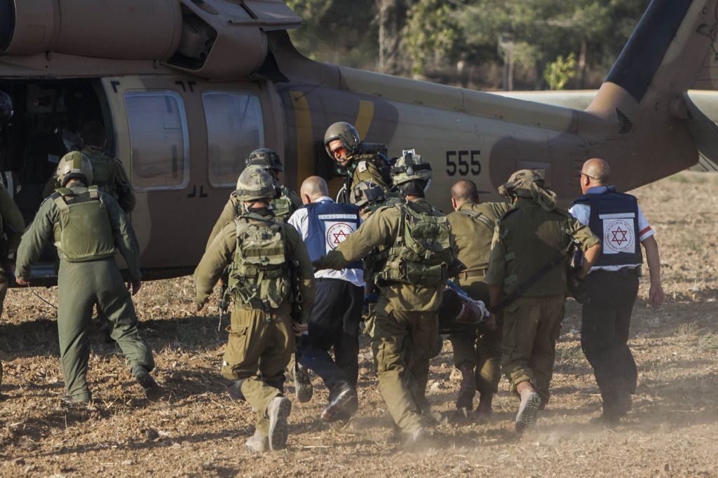 Israel Army injured gaza