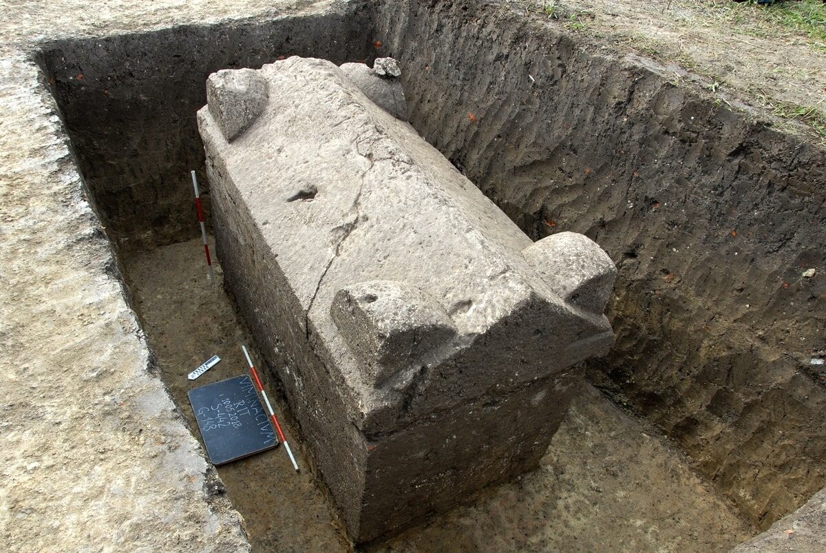 Click to enlarge sarcophagus