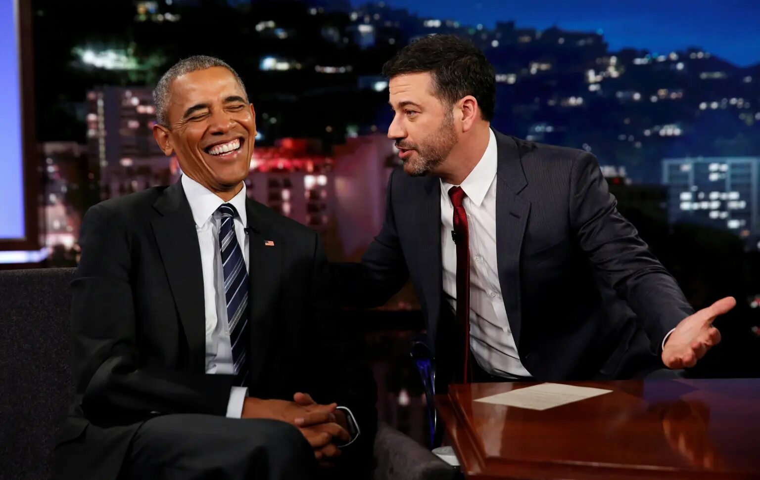 Click to enlarge barack obama jimmy kimmel