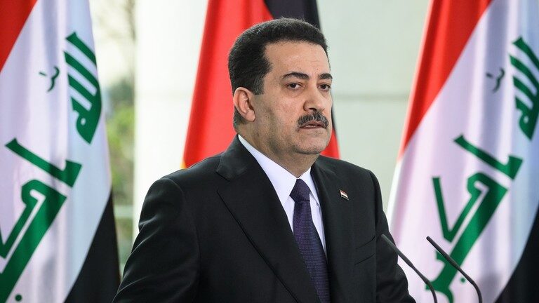 Click to enlarge Iraqi PM Mohammed Shia al-Sudani