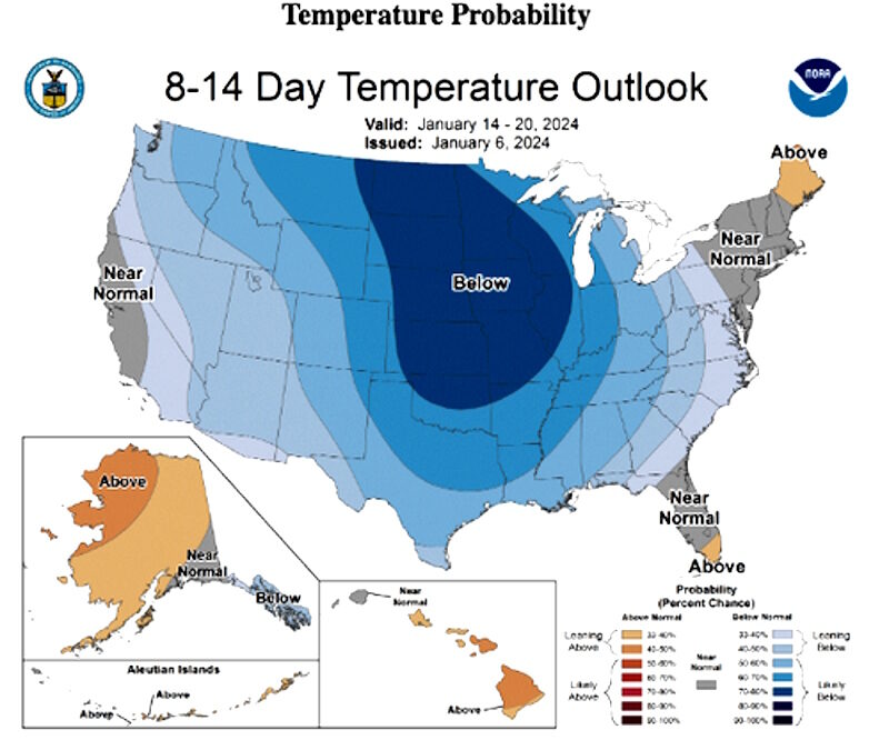 Click to enlarge temperature forecast january 2024