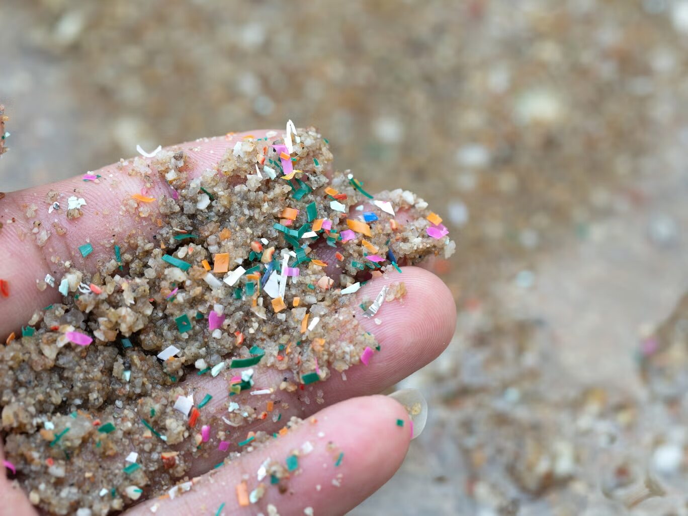 Click to enlarge microplastics