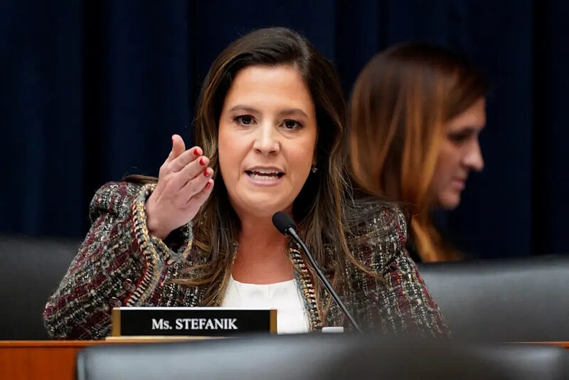 Click to enlarge Rep. Elise Stefanik (R-NY) claudine gay harvard heaering