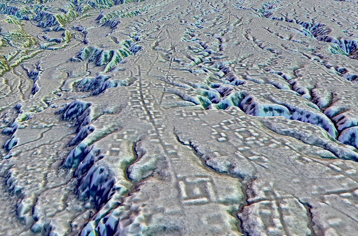 Click to enlarge Lidar Map