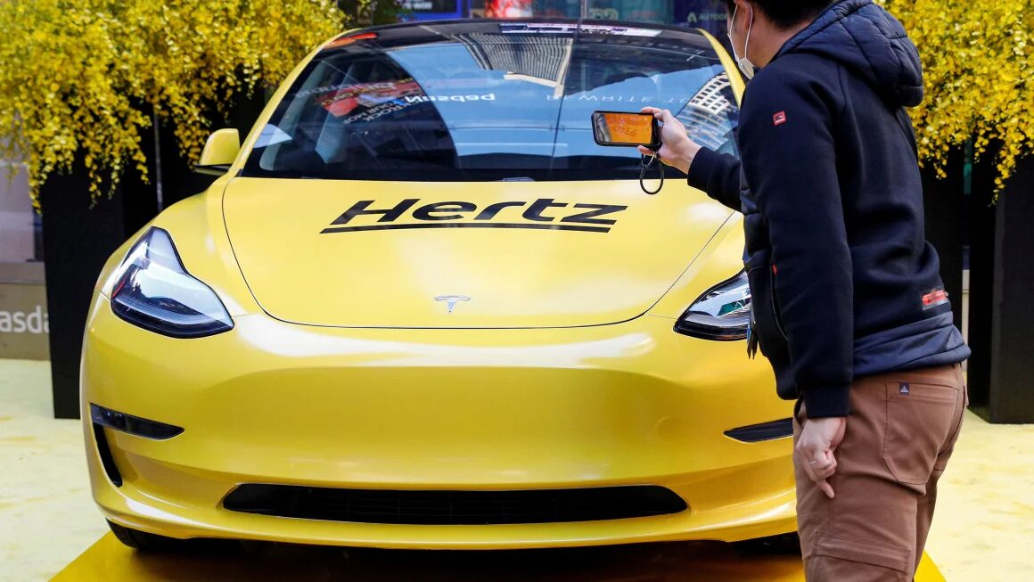 Reality hits Hertz is selling 20,000 electric vehicles to buy gasoline
