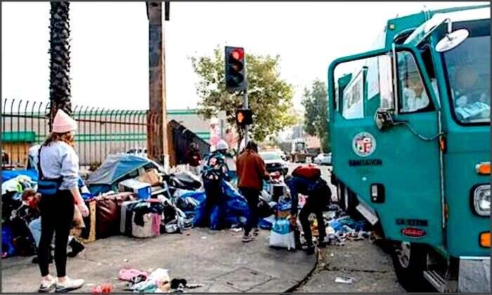 street encampment