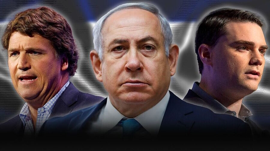 Click to enlarge tucker carlson netanyahu ben shapiro