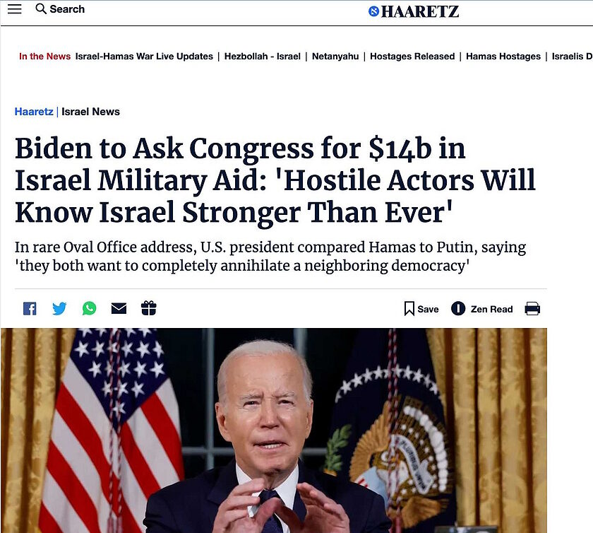 Click to enlarge biden military aid israel