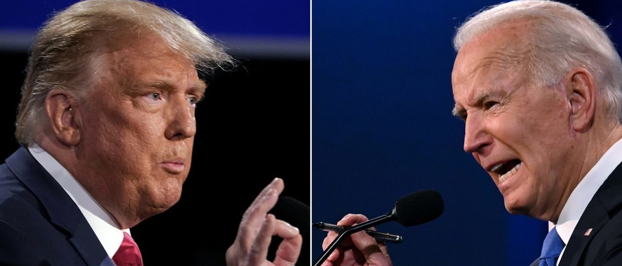 Donald Trump and Joe Biden