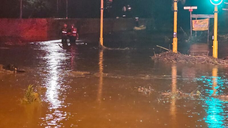 Heavy rains battered the KZN North Coast on Sunday night.