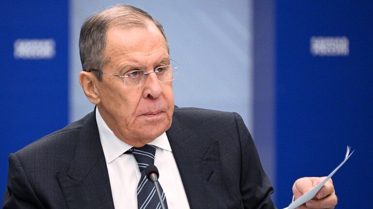 Russian Foreign Minister Sergey Lavrov.
