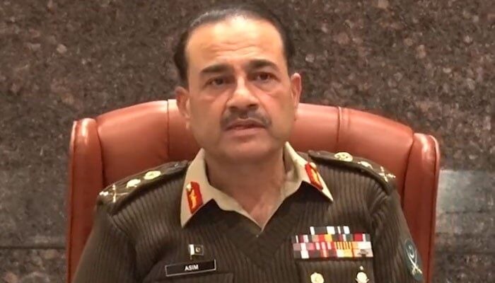 Click to enlarge Pakistan Chief of Army Staff (COAS) General Asim Munir