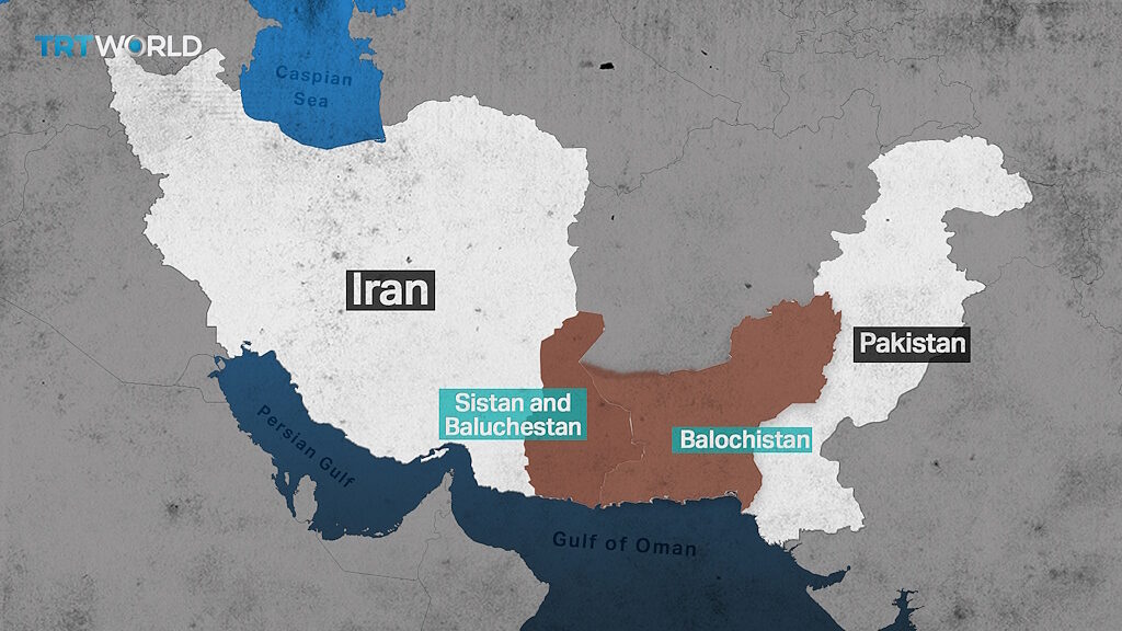 Baluchestan pakistan iran map