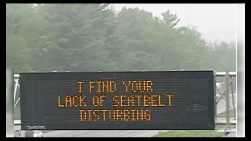 funny highway signs banned illinois