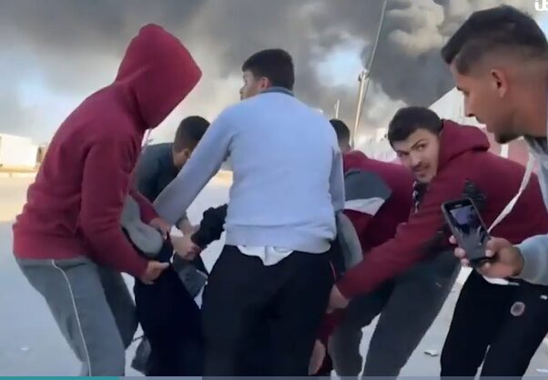 The men carried their friend away palestine