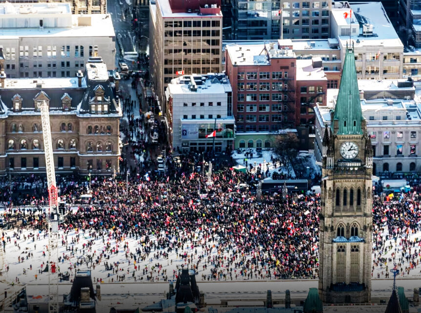 Click to enlarge Freedom Convoy, Ottawa, Canada