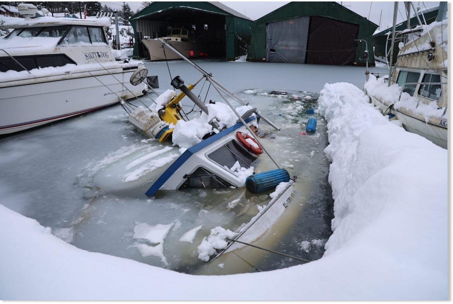 More boats sink, roofs collapse, avalanche danger remains high as