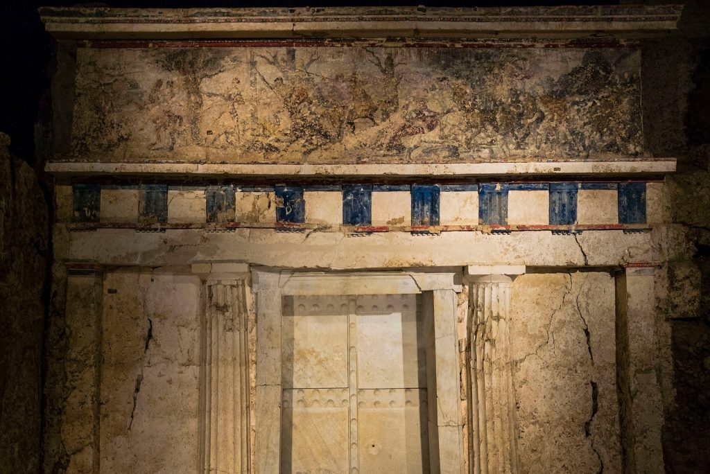 The tomb of Phillip II at Aigai