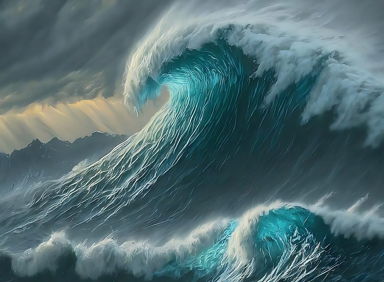 Click to enlarge tsunami