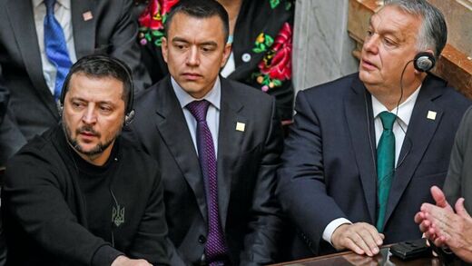 Click to enlarge Orban and Zelensky