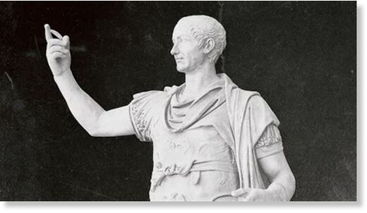 Caesar statue