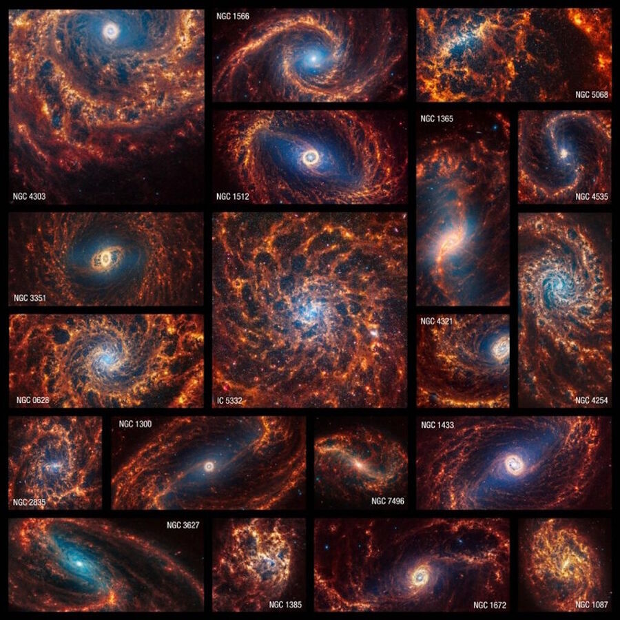 19 galaxies jwst webb telescope