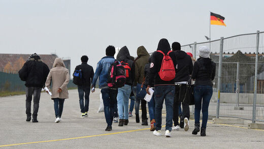 Click to enlarge migrants, Germany, asylum seekers