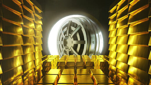 Click to enlarge gold, vault, safe