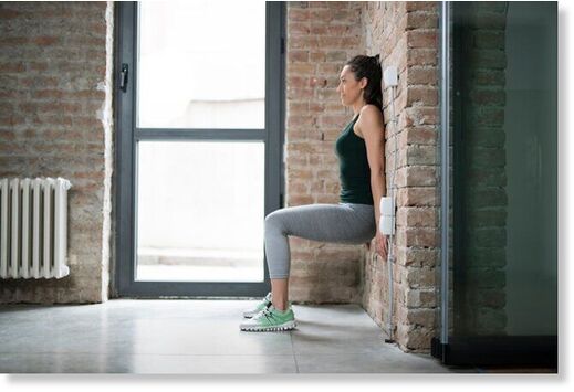 wall sit exercise