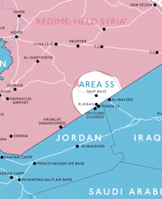 al tanf syria tower 22 area 55 us base