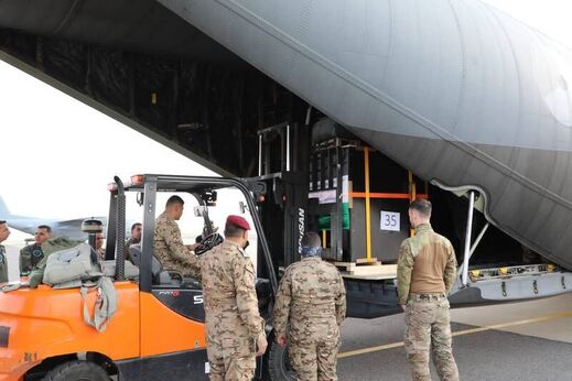 gaza aid air drop