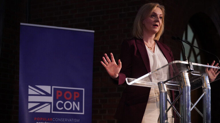 Former prime minister Liz Truss
