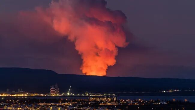 volcano reykjanes iceland