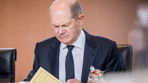 German Chancellor Olaf Scholz