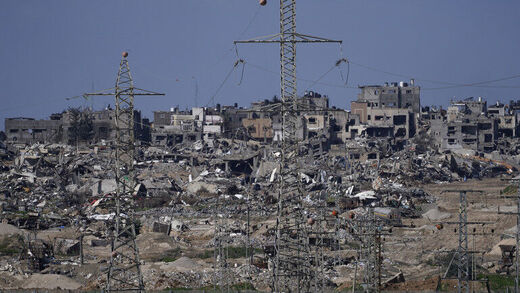 Gaza, rubble, destroyed buildings, Palestine