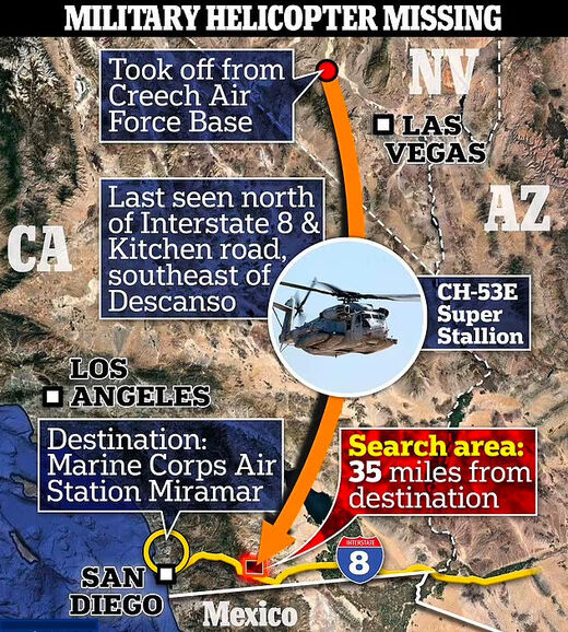 Click to enlarge map helicopter