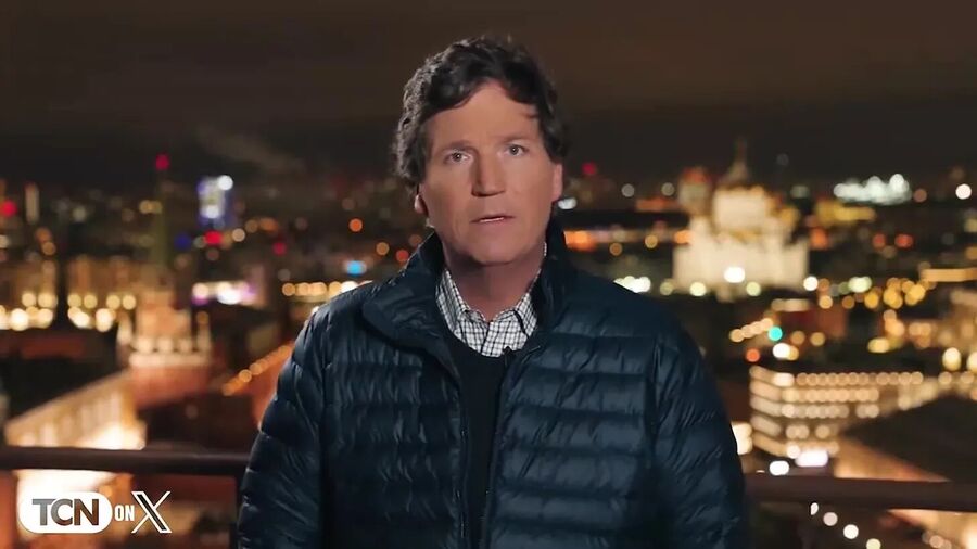 Tucker Carlson à Moscou, février 2024