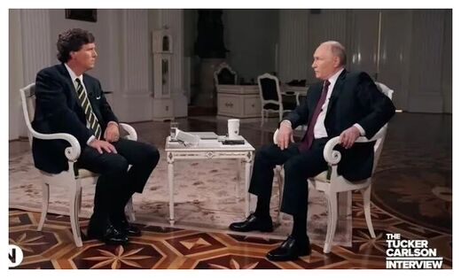 Click to enlarge Tucker and Putin