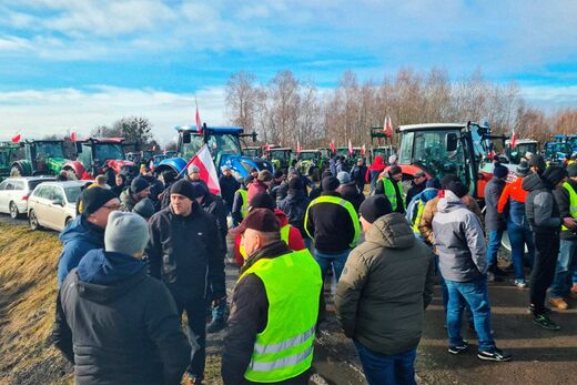 Polish Farmer protest