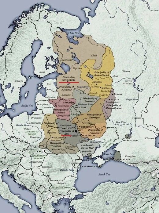 kievan rus map