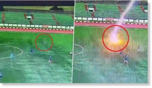 Lightning Kills Football Player During Match