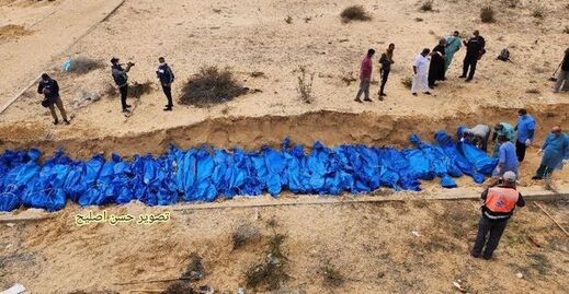Gaza mass grave