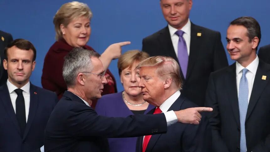trump stoltenberg nato