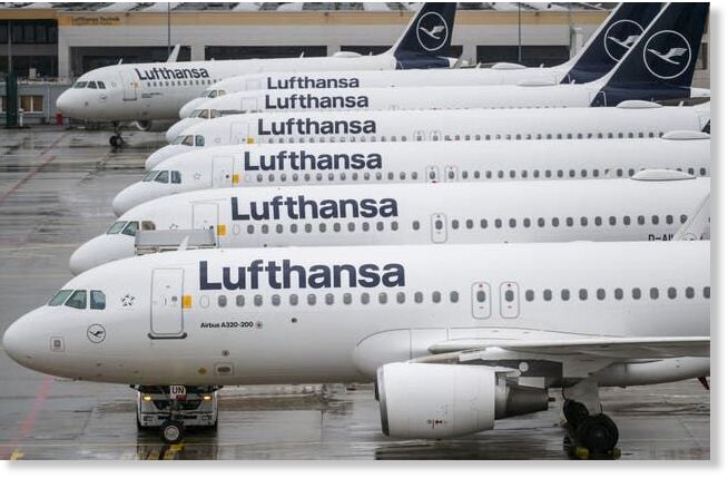 The Lufthansa Airbus
